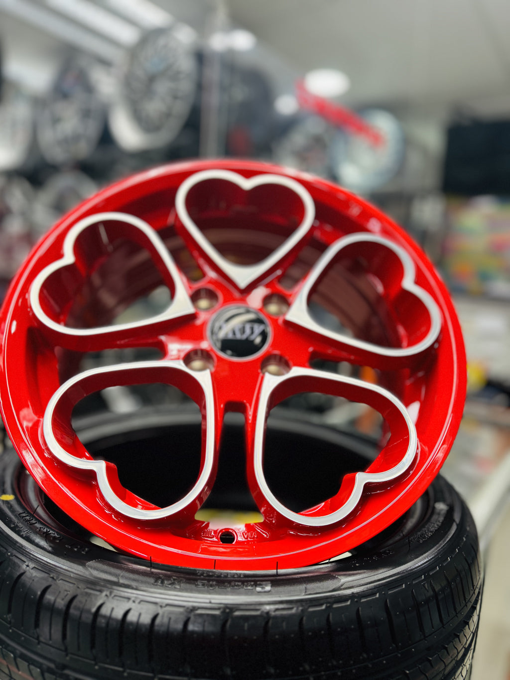 15” AS- HEARTS 6.5j 4/100 wheels