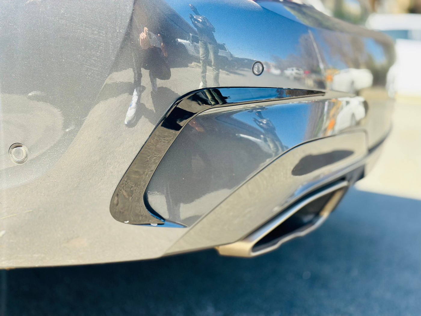 BM G20 REAR BUMPER CANARDS