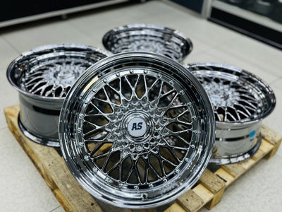 18” AS- MESH 5/112 5/114 SILVER CHROME