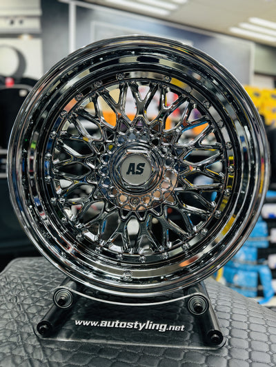 18” AS- MESH 5/112 5/114 SILVER CHROME