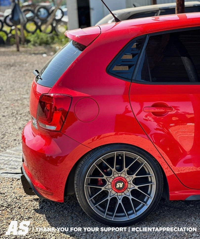 17” AS-RSE  CONCAVE 5/100 GUNMETAL WHEELS