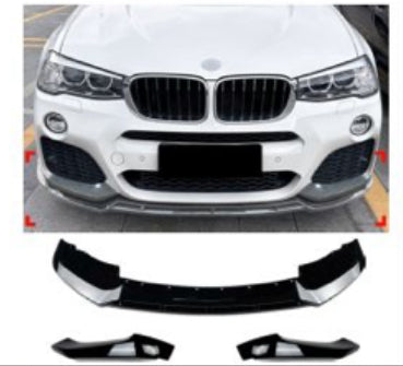 BM F25 M-Sport 4pce front spoiler  X3/ X4  4pce spoiler
