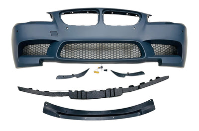 F10  M5 FRONT BUMPER CONVERSION M5 Style Front Bumper Fit for 2011-2013 BMW F10 5 SERIES SEDAN With PDC Without FOG LIGHTS