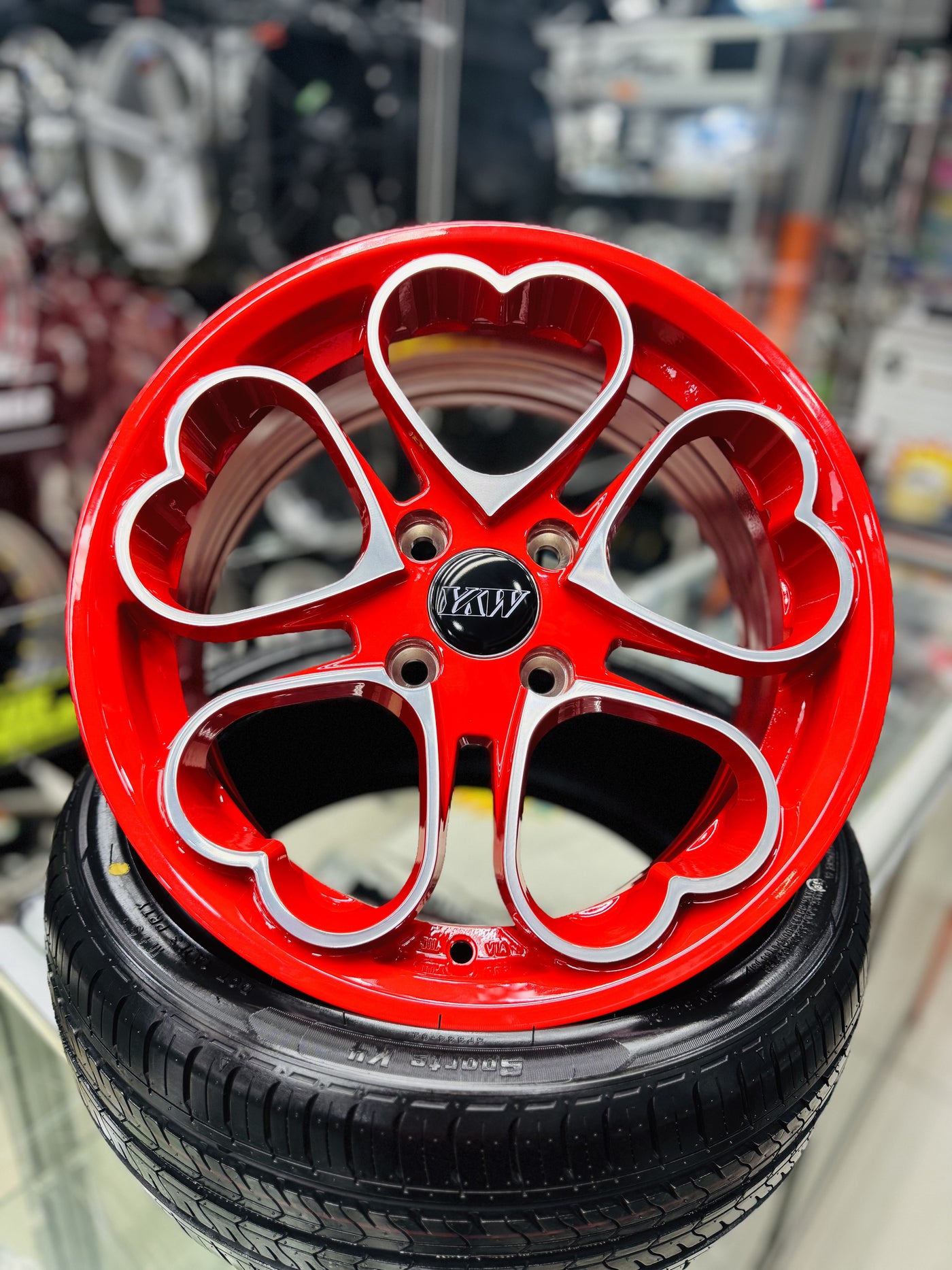 15” AS- HEARTS 6.5j 4/100 wheels