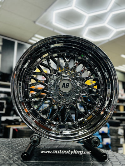 18” AS- MESH 5/112 5/114 SILVER CHROME