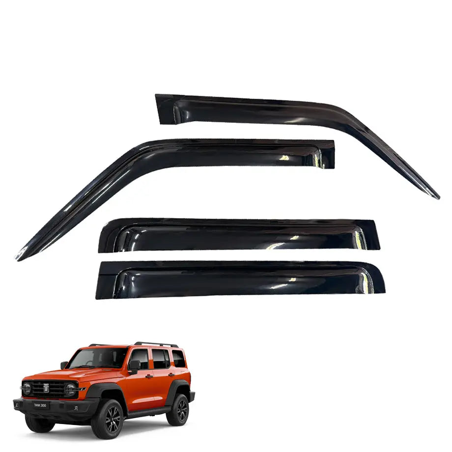 GWM Tank 300 (24-On) Gloss Black Windshield (4-Piece)