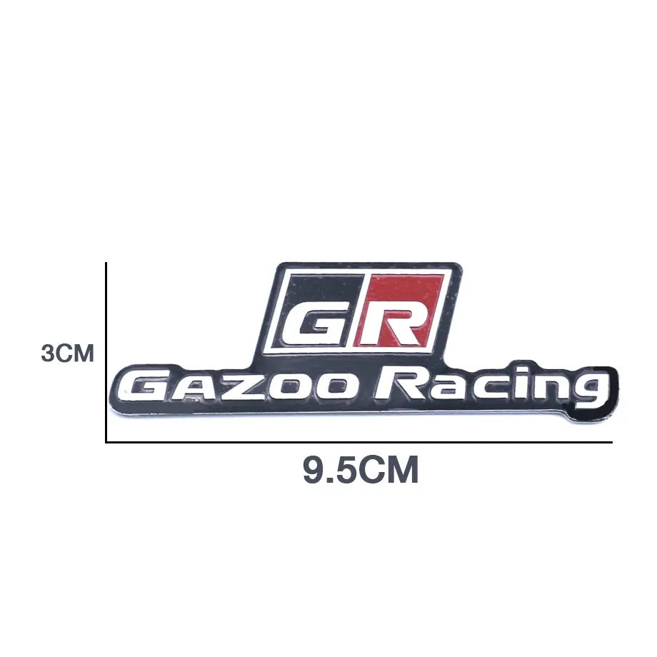 GR Gazoo Racing Aluminum Badge