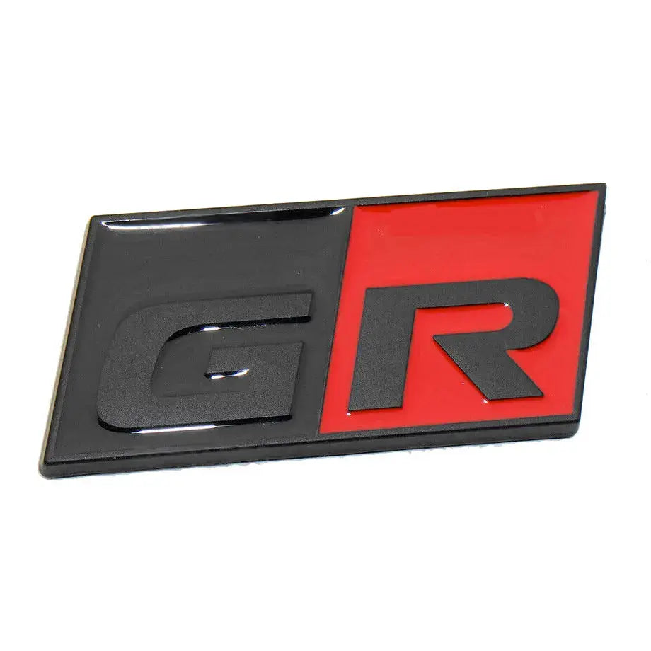 GR Gazoo Racing Rectangle - Black & Red