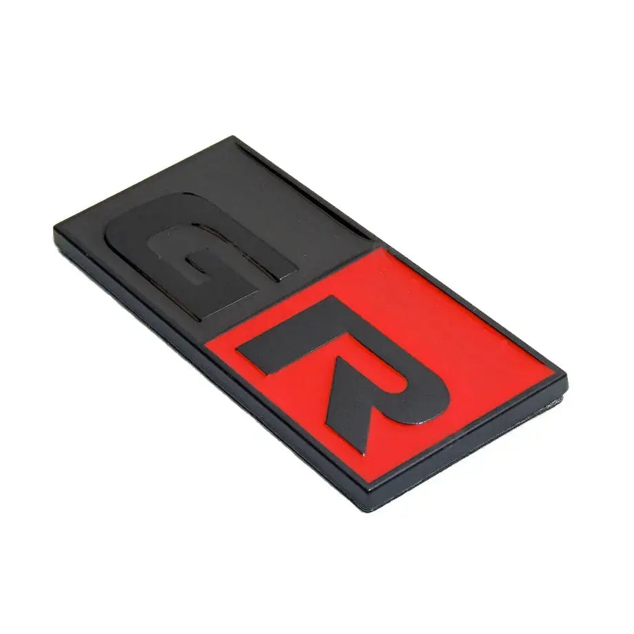 GR Gazoo Racing Rectangle - Black & Red