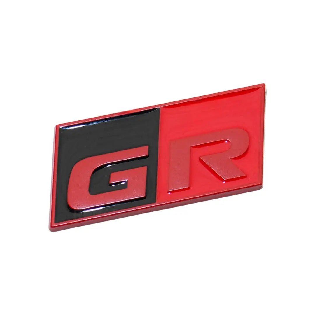 GR Gazoo Racing Square Badge - Red