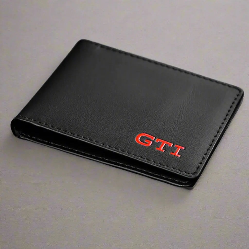 GTI Edition Black PVC Leather Card Holder