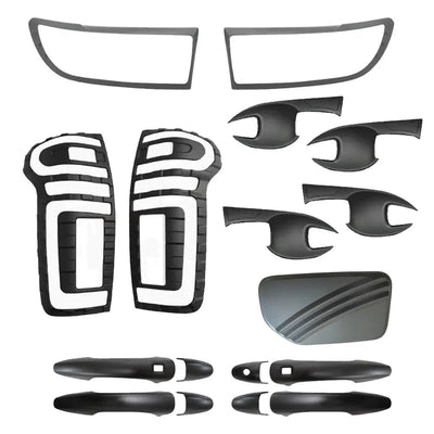 GWM P Series Passenger (21-On) Matte Black Accessories Kit (17-Piece)