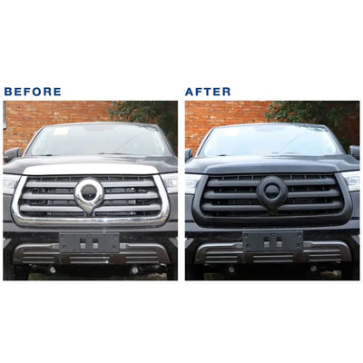 GWM P Series (21-On) Passenger Front Grill Black-Out Trim Kit