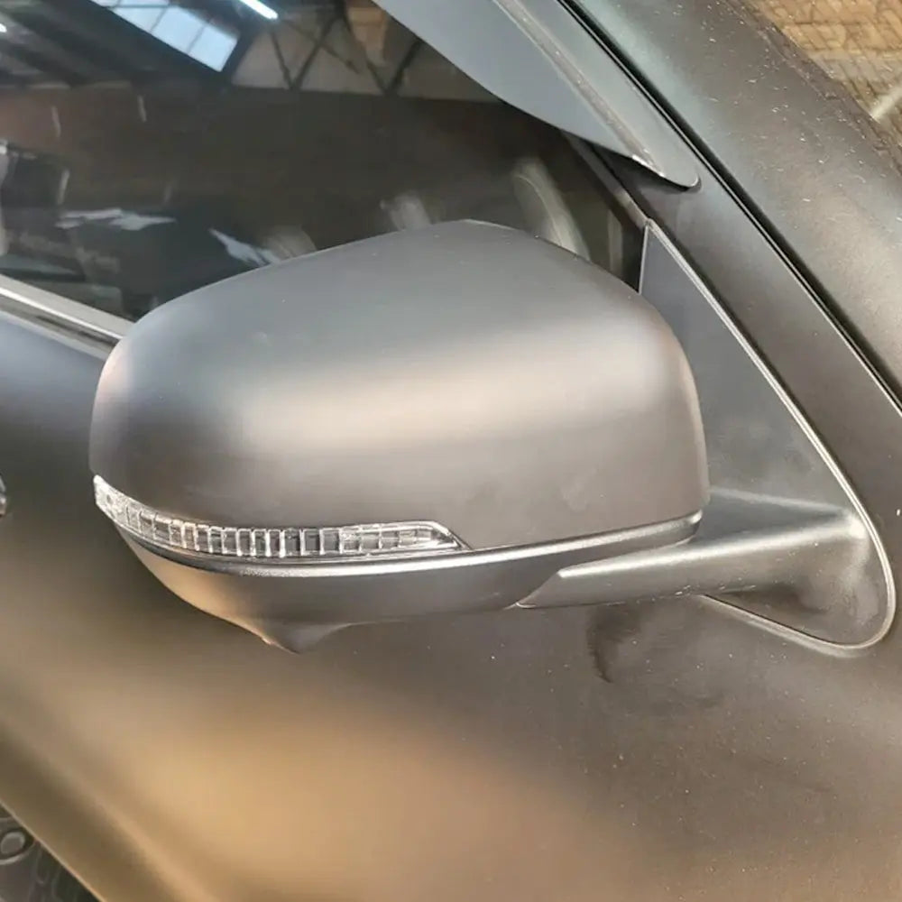 GWM P Series (21-On) Passenger Matte Black Stick-On Mirror Covers