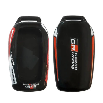 Hard Shell Key Case Cover With Keyring - Toyota GR Gazoo Racing Style