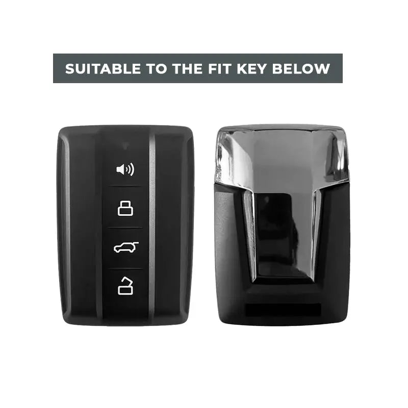 GWM Tank - Hard Shell Carbon-Look Metal Key Case Cover With Keyring