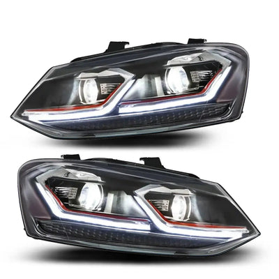 Golf 7.5 Style Projector Headlight -  Suitable To Fit VW Polo 6 (10-On)