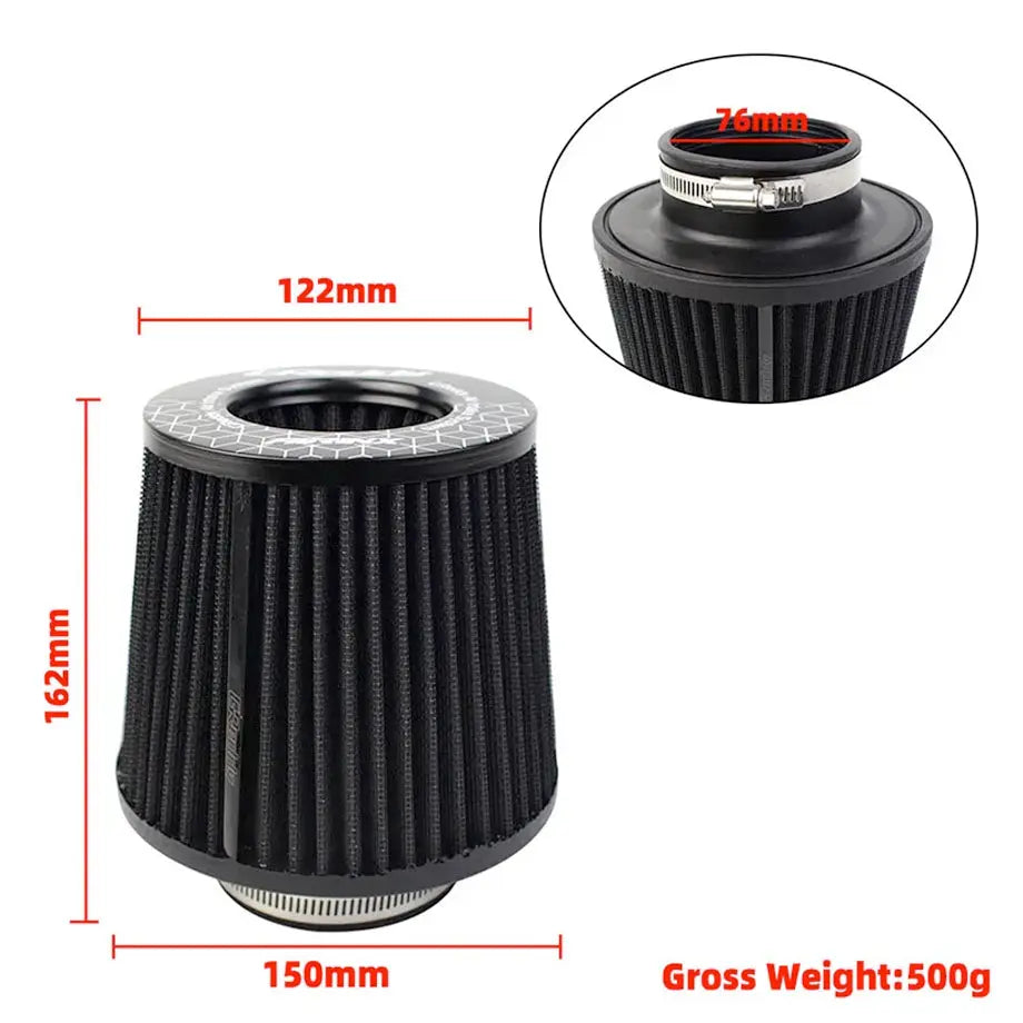 Greddy Airinx 76mm High Performance Cone Air Intake Filter