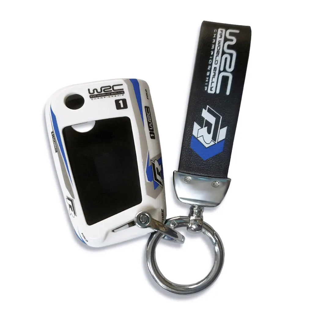 Hard Shell Key Case Cover With Keyring - VW WRC Style