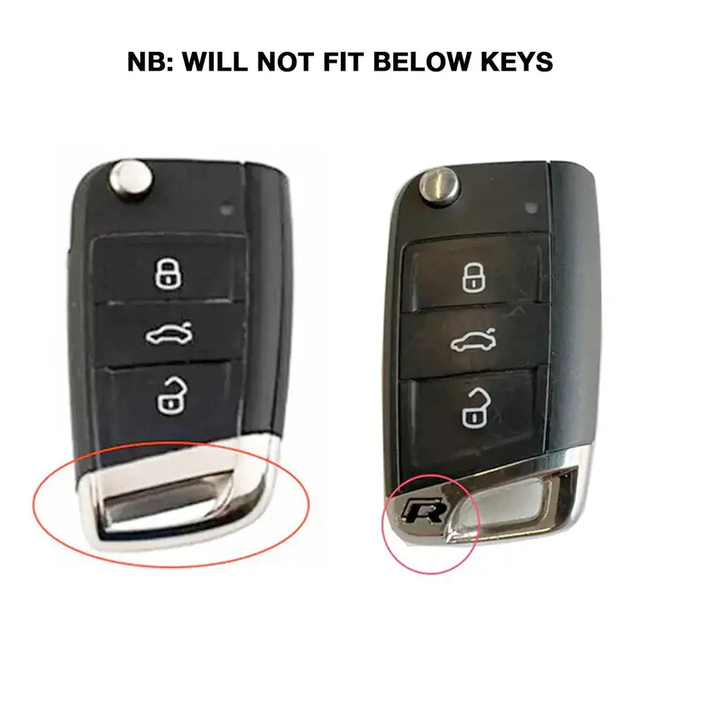 Hard Shell Key Case Cover With Keyring - VW WRC Style