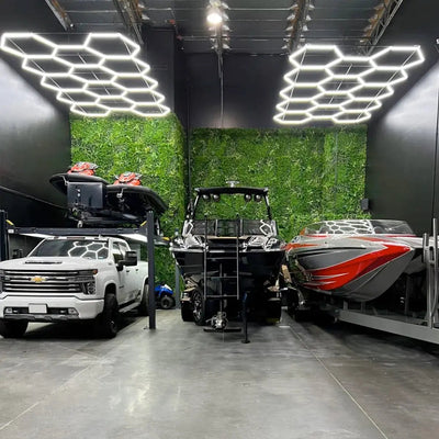 Hexglo 14 Piece Hexagon Modular LED Lighting Kit