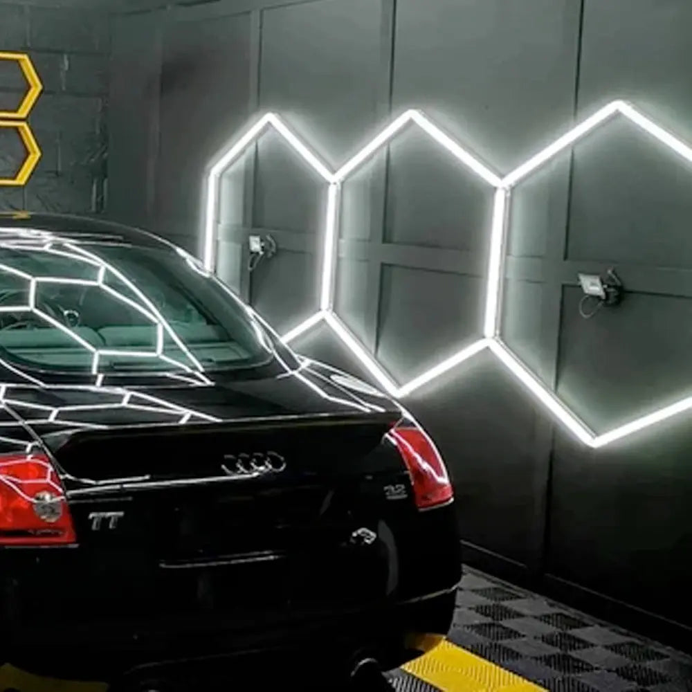 Hexglo 4 Piece Hexagon Modular LED Lighting Kit