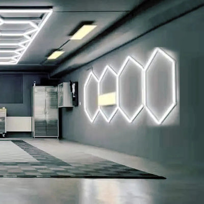 Hexglo 4 Piece Hexagon Modular LED Lighting Kit