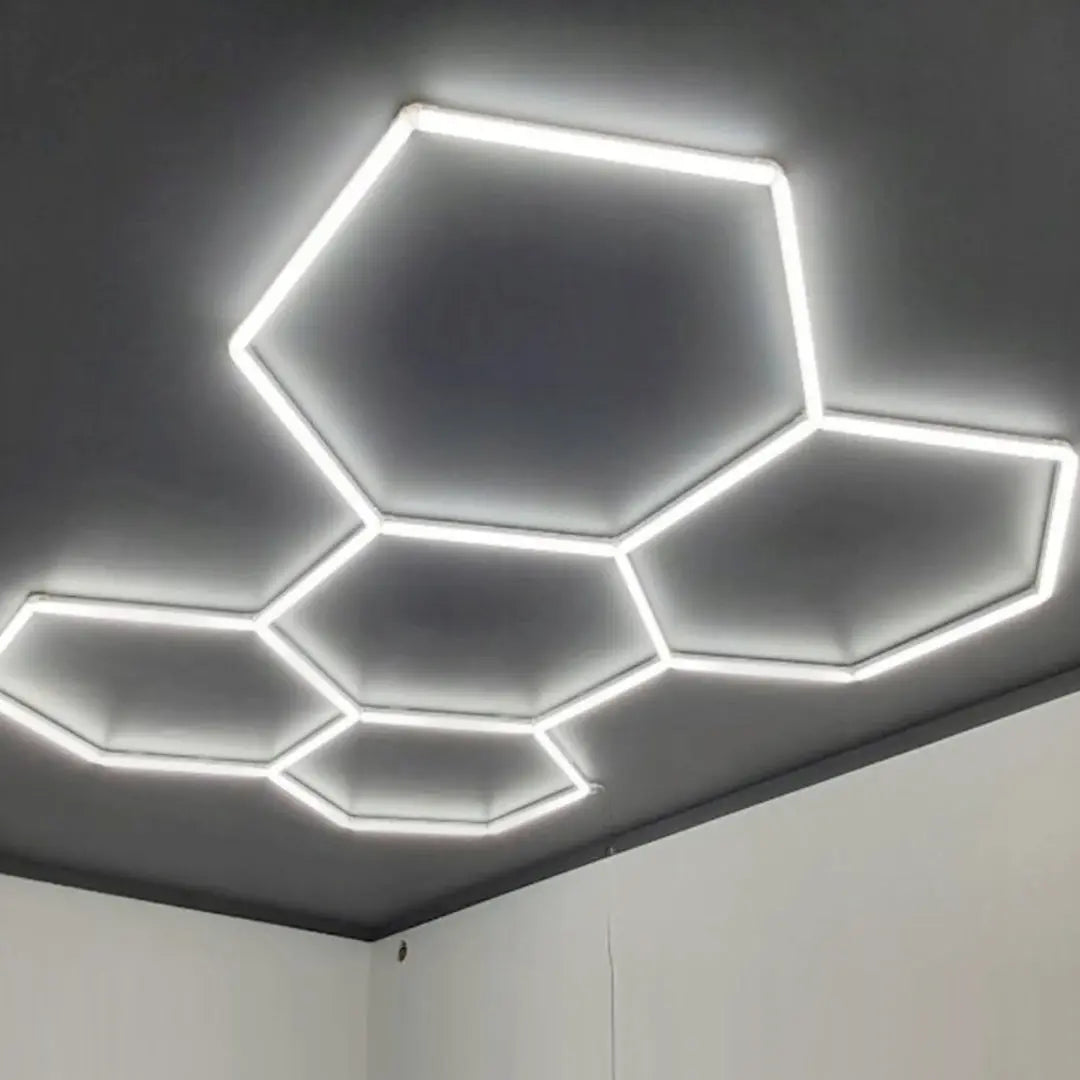 Hexglo 5 Piece Hexagon Modular LED Lighting Kit