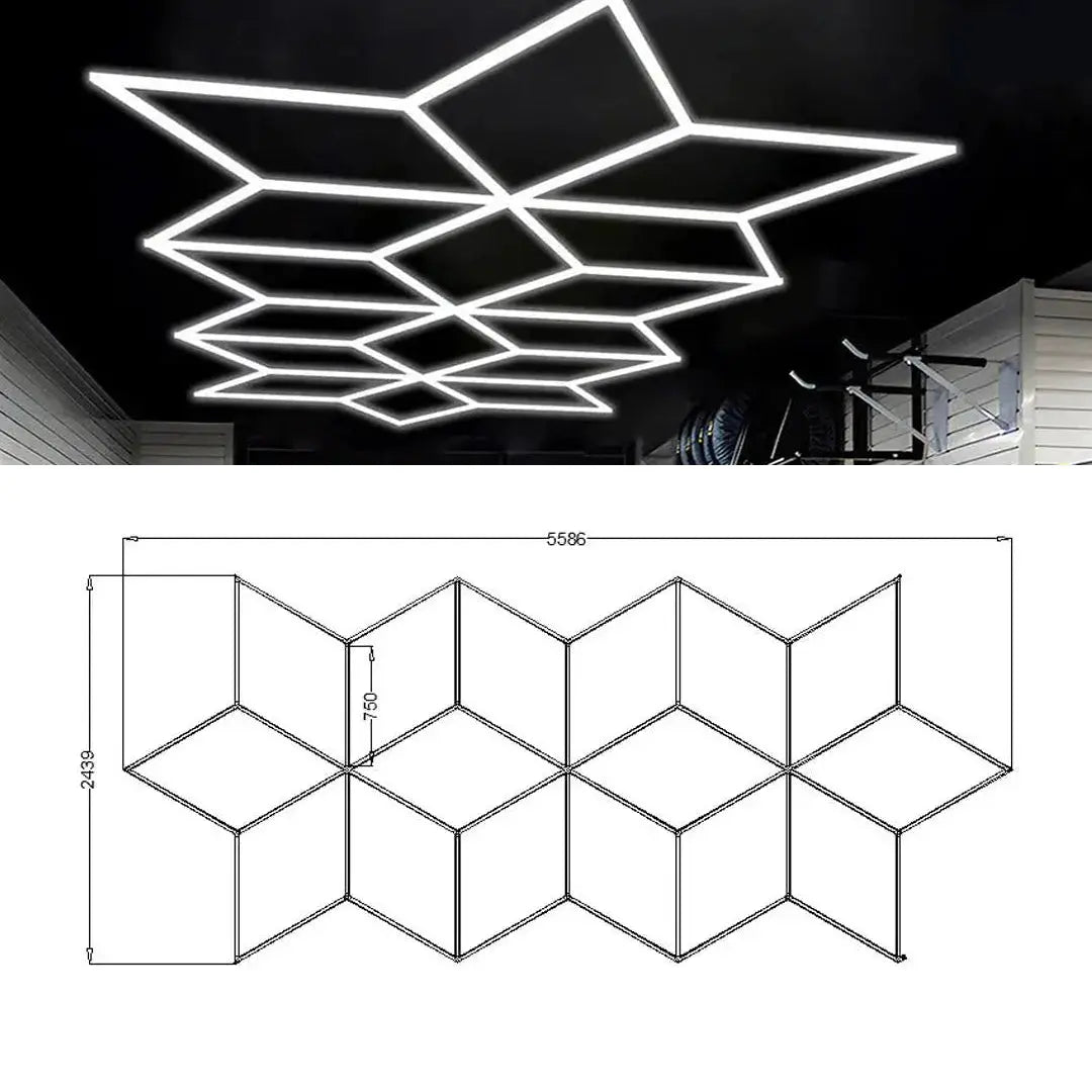 Hexglo Diamond Series Modular Lighting Systems - ZT6103