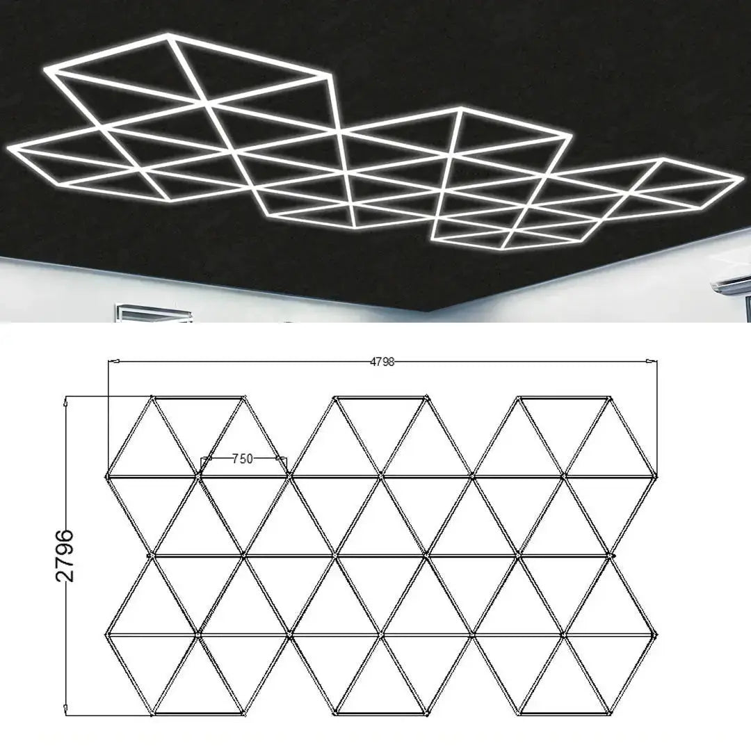 Hexglo Diamond Series Modular Lighting Systems - ZT6106
