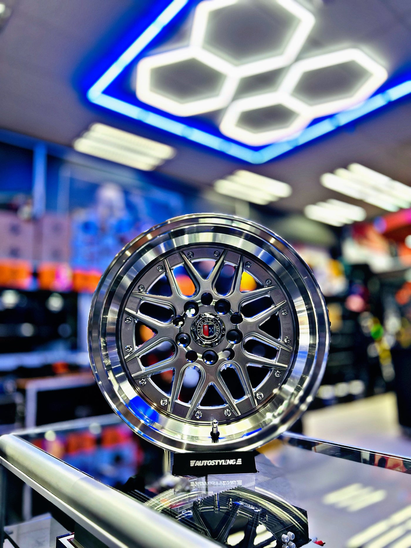 15” AS- 7410  5/100 & 5/114 silver  wheels