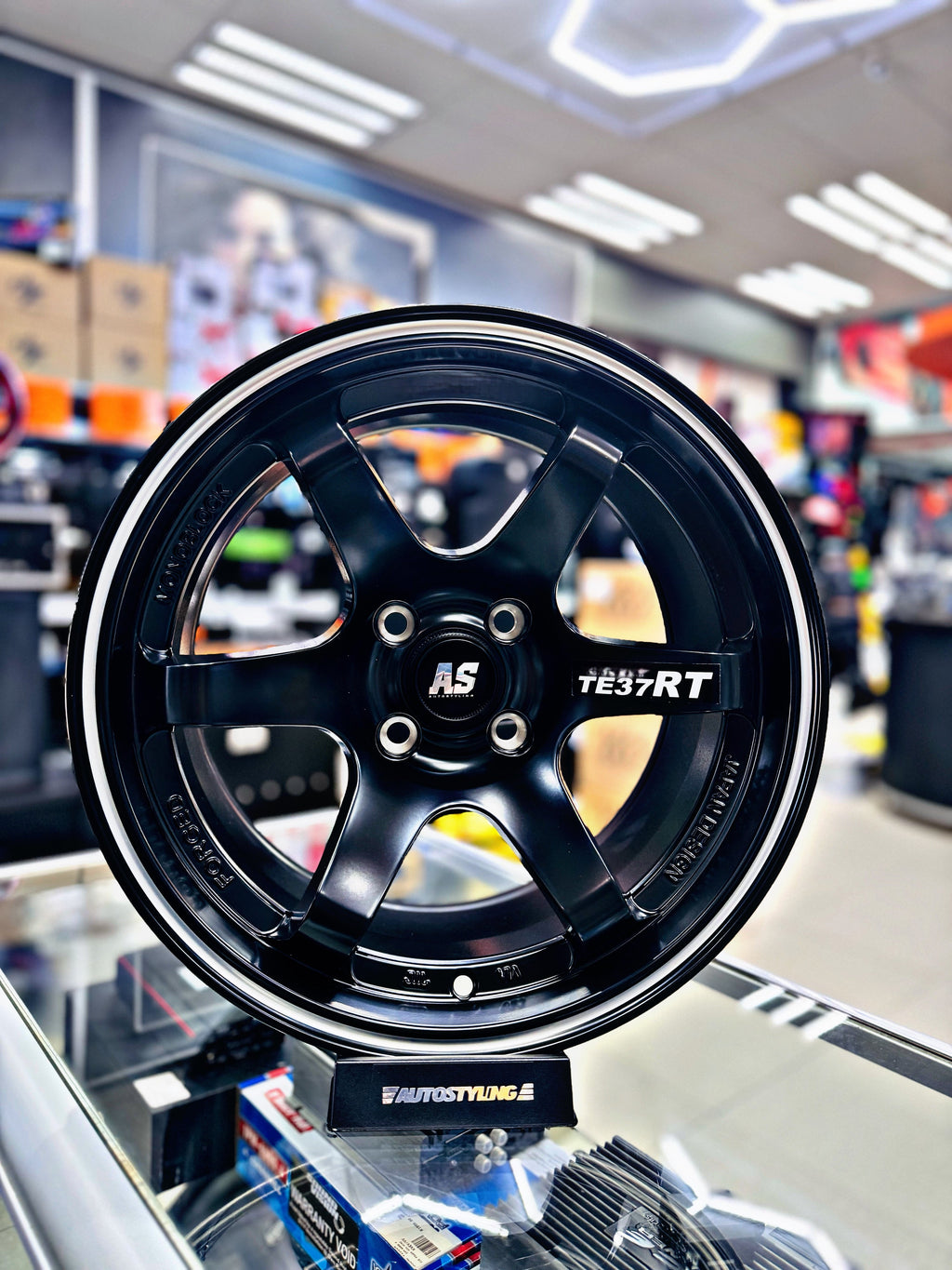 15” AS-37 MATT BLACK WHEELS