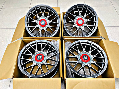 17” AS-RSE  CONCAVE 5/100 GUNMETAL WHEELS