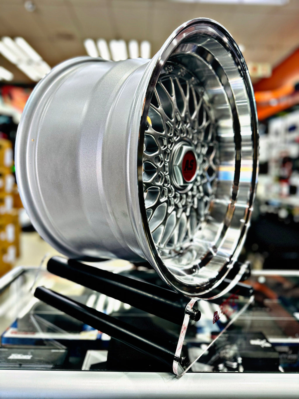 17” AS-MESH 8.5/10j 4/100 4/114 SILVER