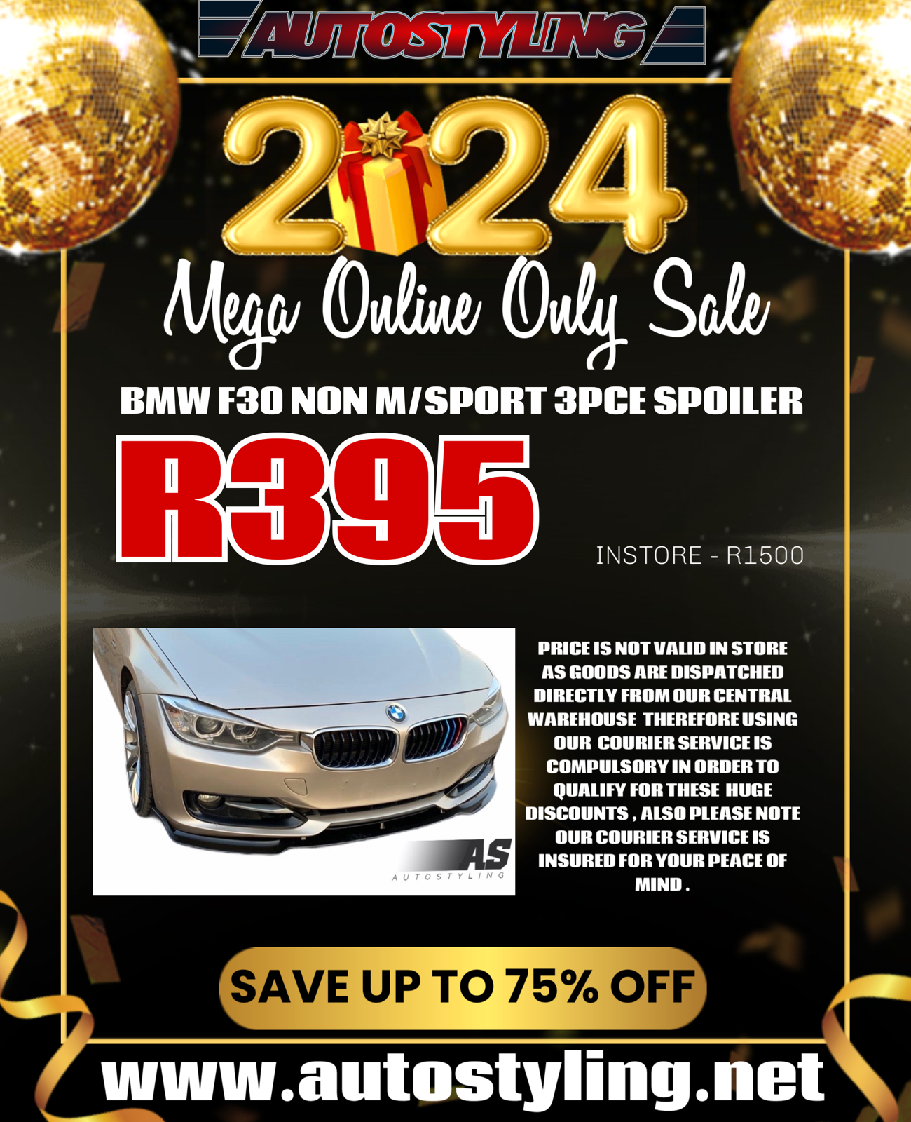 BMW F30 ( Non m sport ) front spoiler