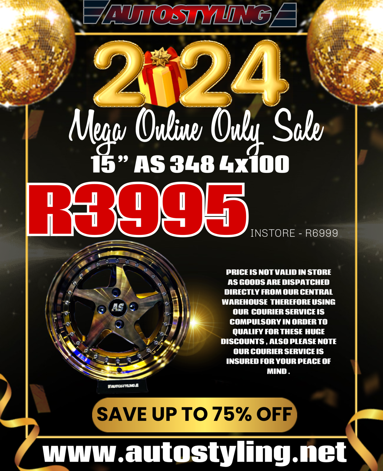 15'' AS-FERRARI 348 4/100 WHEELS