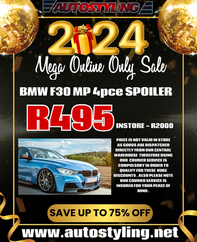 BMW F30 MSPORT SPOILER 4PCE