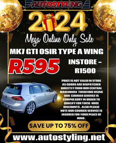 VW GOLF MK7 ROOFSPOILER