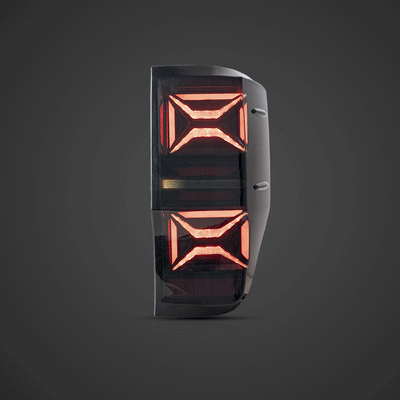 VLAND Full LED Tail Lights For Ford Ranger (T6) 2012-2018 BLACK