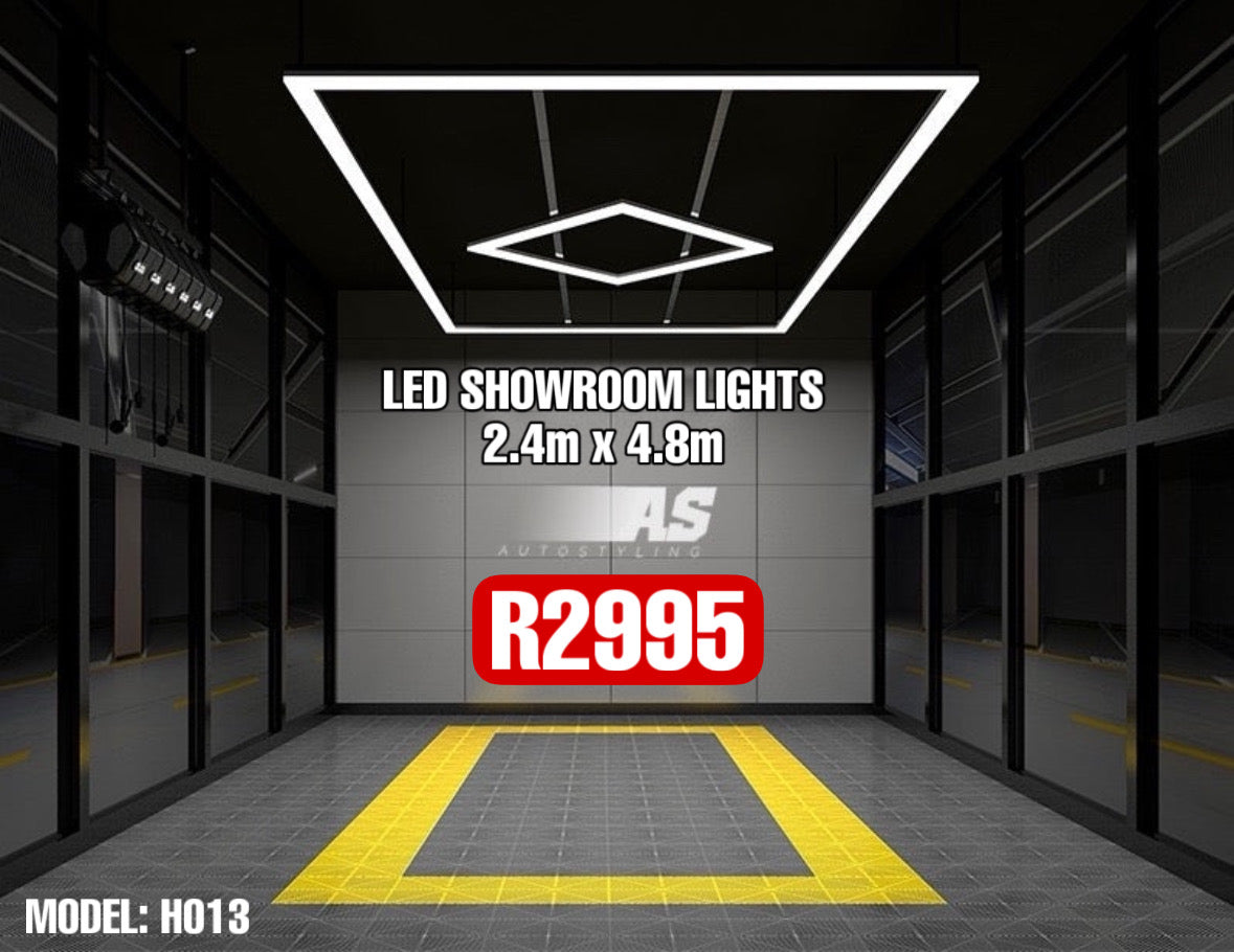Designer Hexagon /arrow led lights 4.8m x2.4m