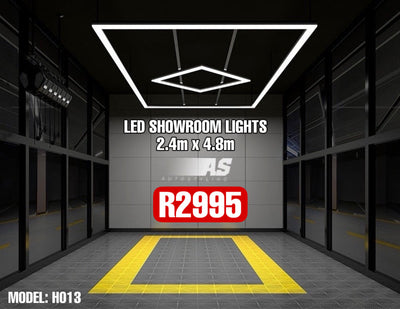 Designer Hexagon /arrow led lights 4.8m x2.4m