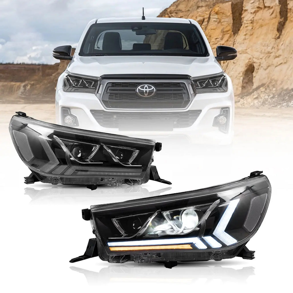 VLAND LED Headlights For 2015-2020 Toyota Hilux Front Lights