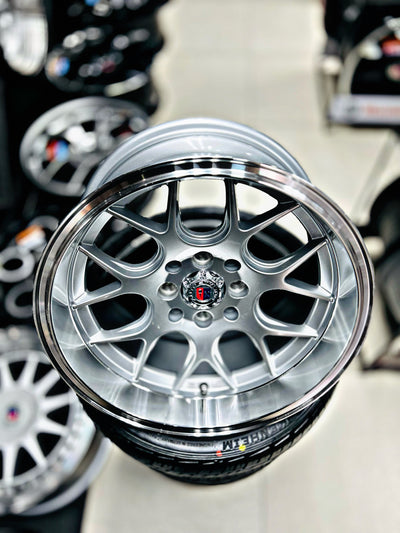 15” AS- 7646 4/100 4/114 silver wheels