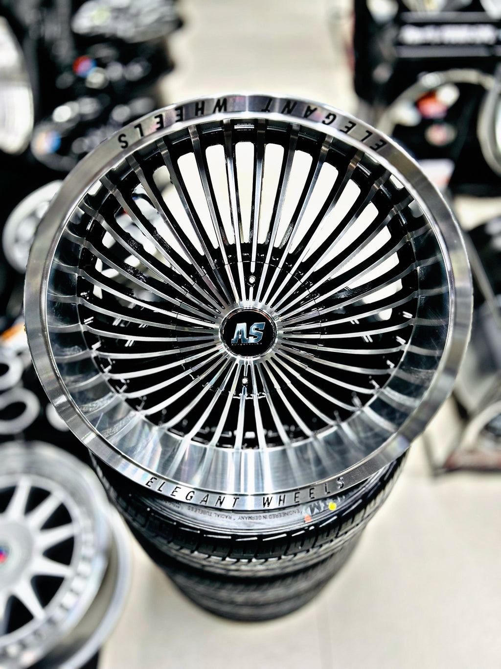 17” AS PROPELLER  4/100 & 4/114 silver wheels