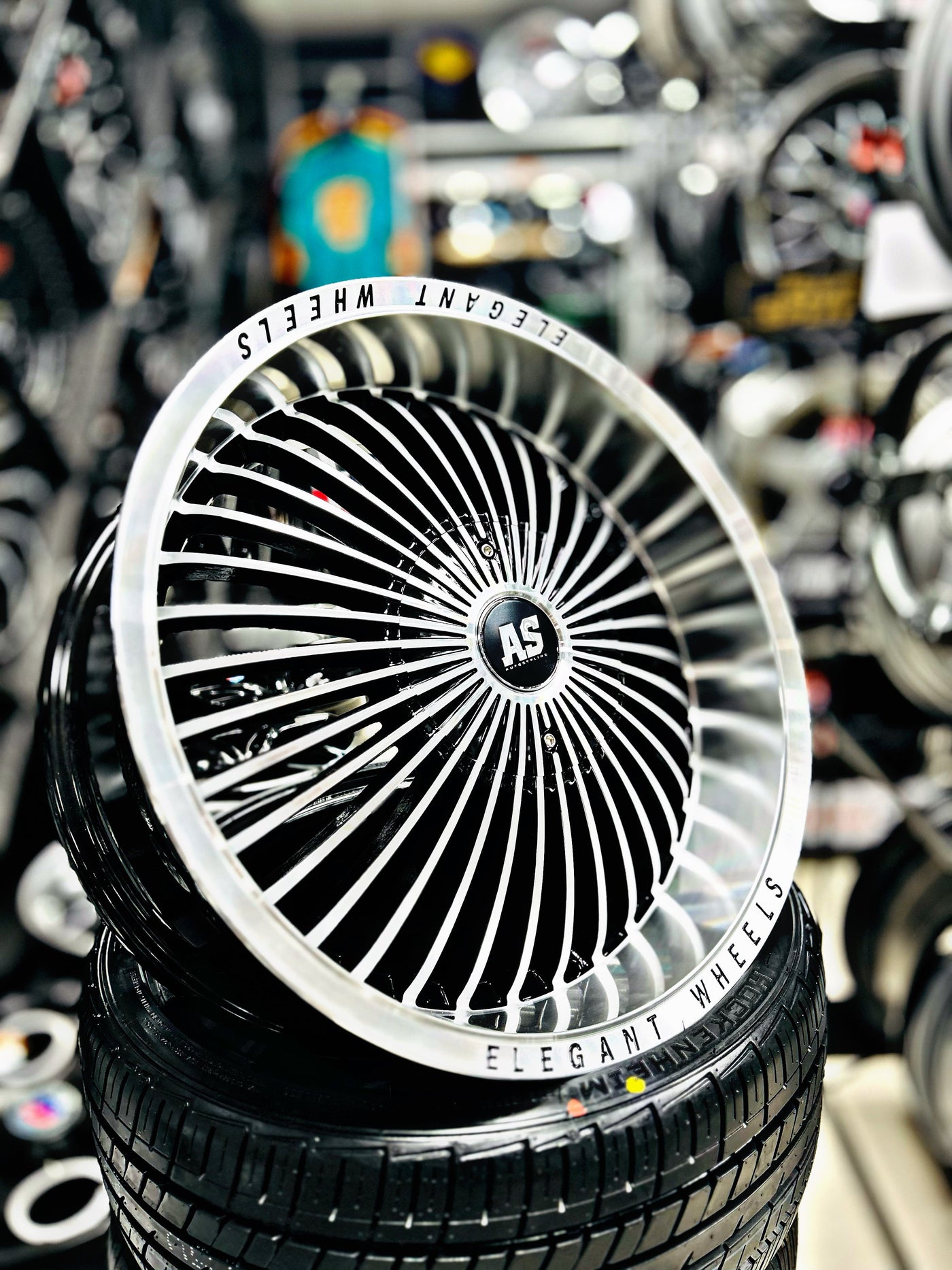 17” AS PROPELLER  4/100 & 4/114 silver wheels