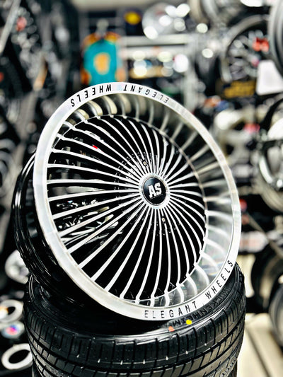 17” AS PROPELLER  4/100 & 4/114 silver wheels