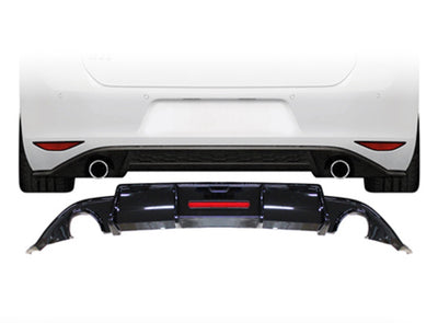 VW GOLF 7 GTI KARBEL REAR DIFFUSER WITH LED LIGHT