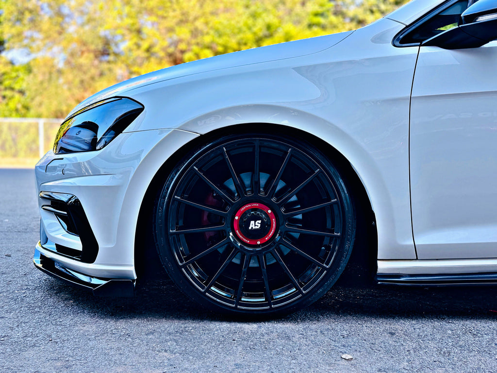 19” AS-SUPERTURISMO  5/112 & 5x100 multi PCD  GLOSS BLACK WITH 215/35/19 TYRES