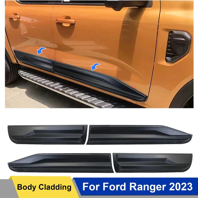 Ford Cladding FORD RANGER NEXT GEN 2023 SIDE BODY CLADDING – Autotrends