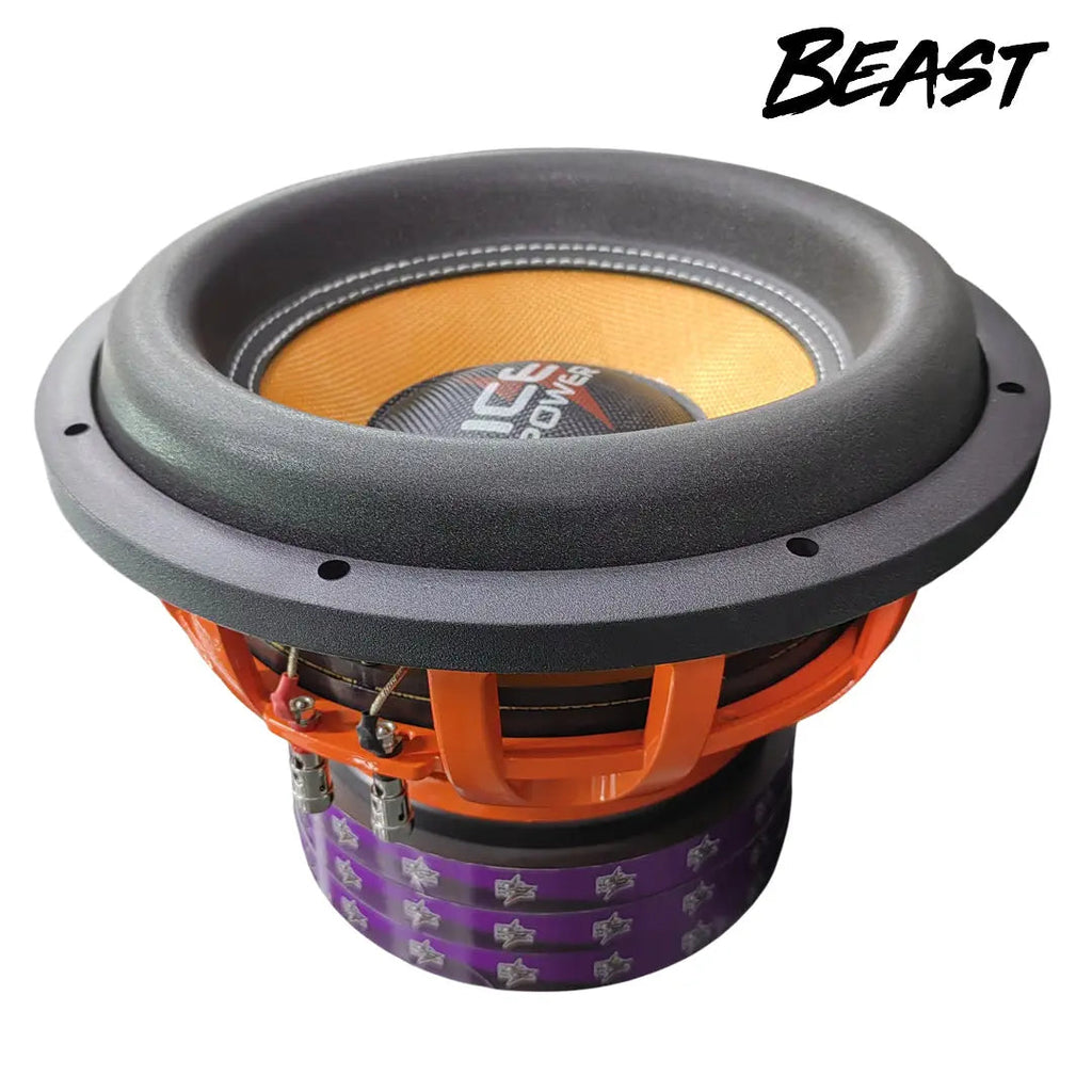Ice Power 12″ IPS-BST12D4 Beast Competition Series D4 Subwoofer - 44000W